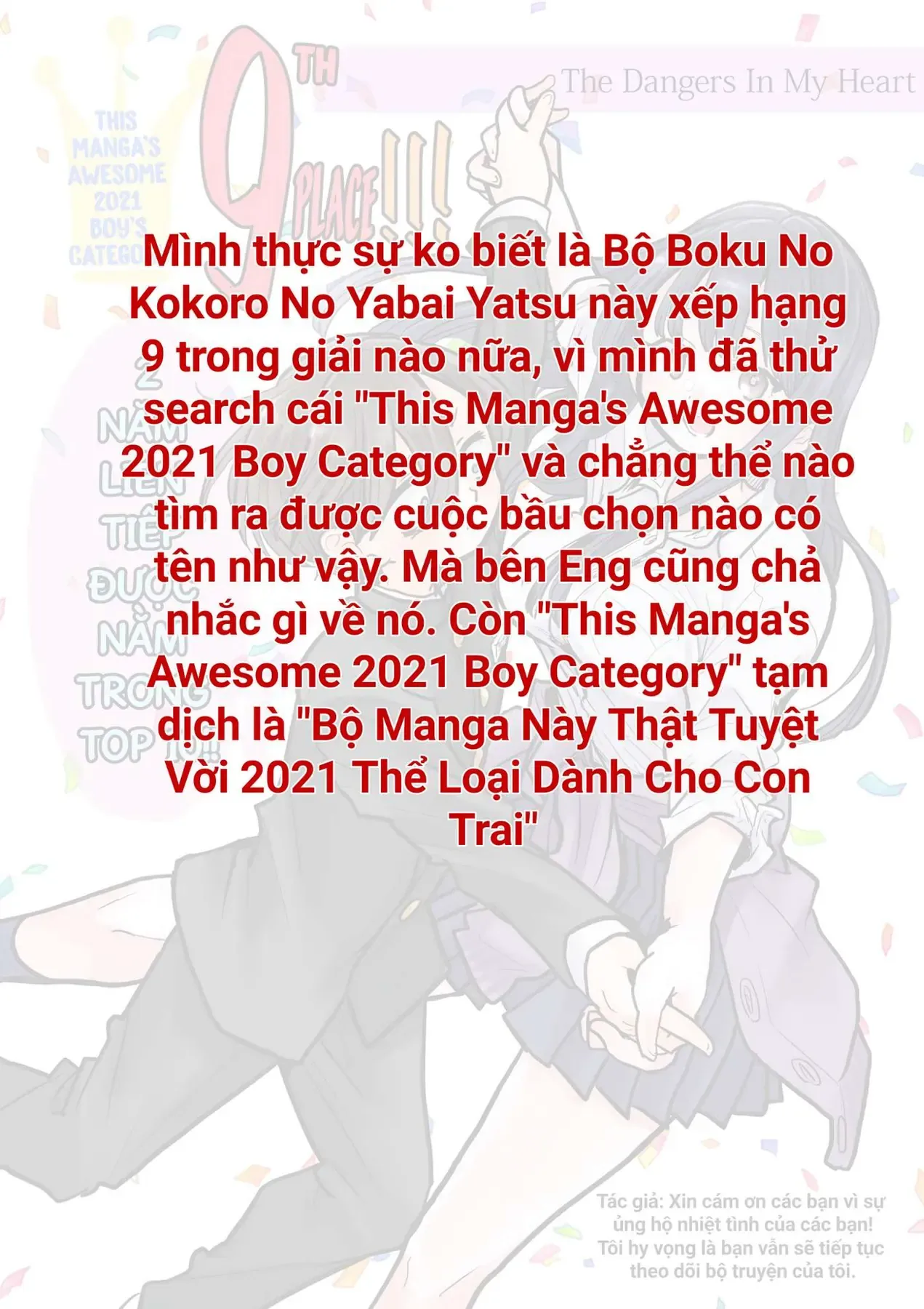 Mối Nguy Trong Trái Tim Tôi Chapter 59.1 - Trang 3