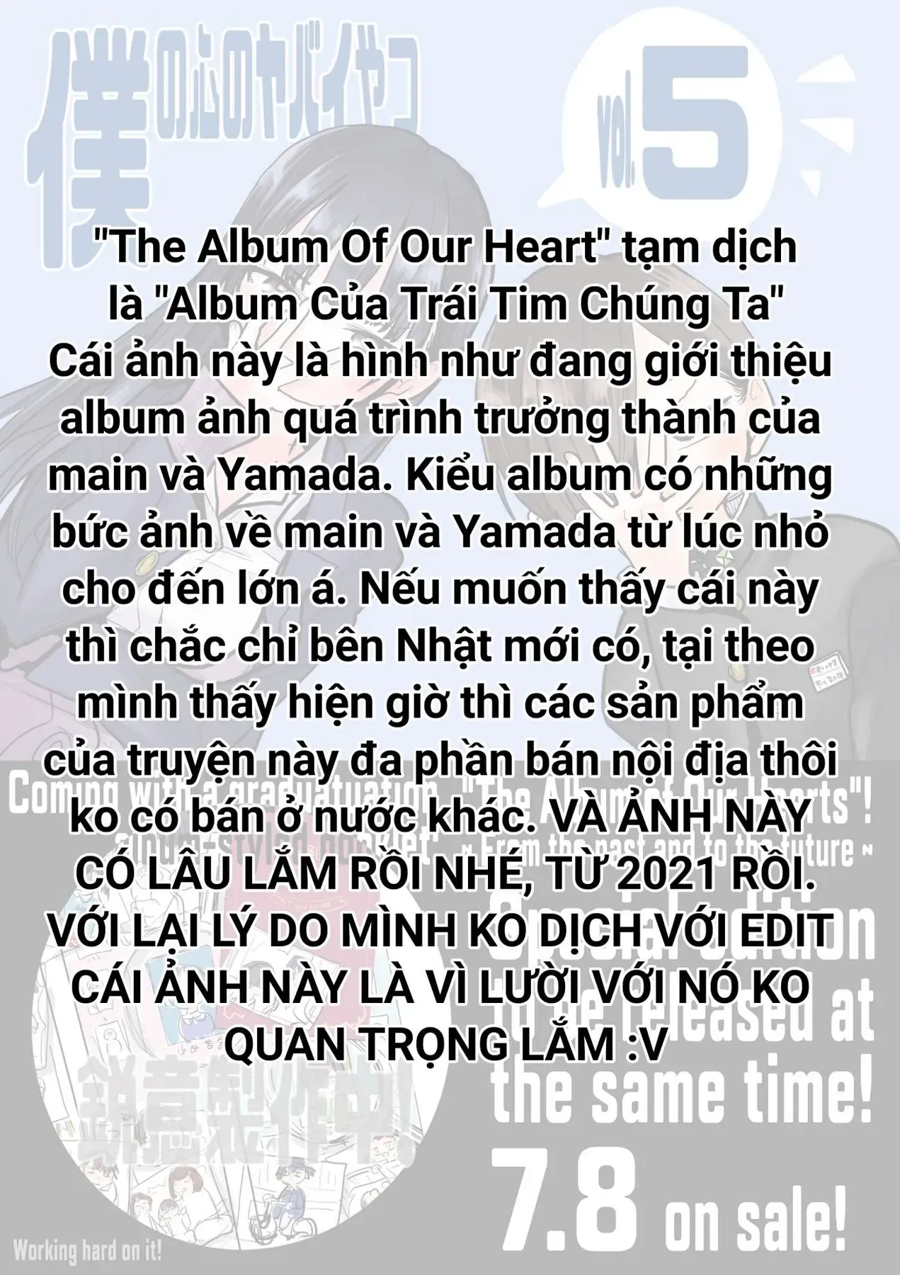 Mối Nguy Trong Trái Tim Tôi Chapter 70.1 - Trang 8