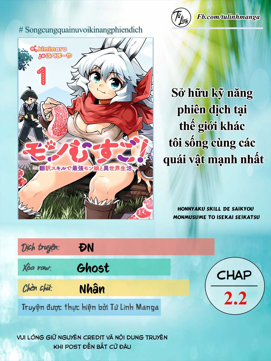 Monmusugo! ~Honnyaku Skill De Saikyou Monmusume To Isekai Seikatsu~ Chapter 2.5 - Trang 3