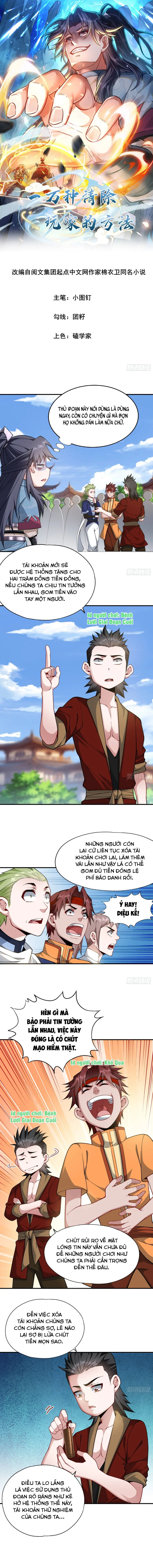 Một Vạn Cách Thanh Trừ Người Chơi Chapter 16 - Trang 3
