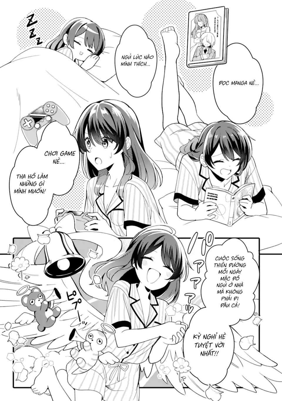 Muboubi Kawaii Pyjama Sugata No Bishoujo To Heya De Futarikiri Chapter 1.2 - Trang 11