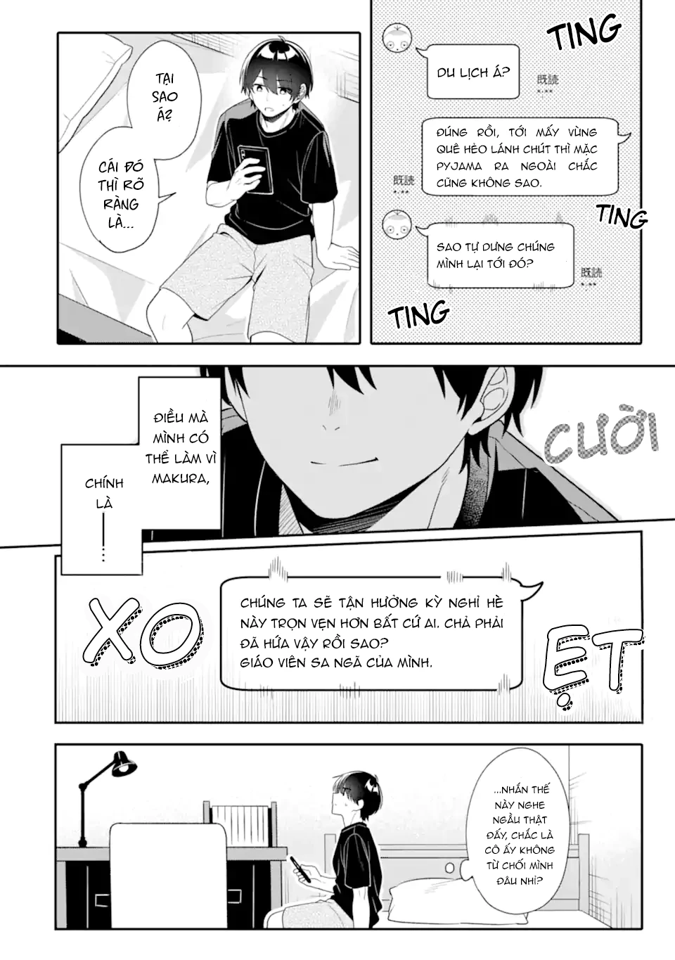 Muboubi Kawaii Pyjama Sugata No Bishoujo To Heya De Futarikiri Chapter 10.1 - Trang 11
