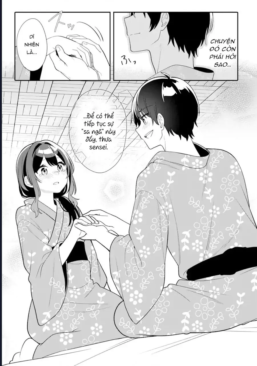 Muboubi Kawaii Pyjama Sugata No Bishoujo To Heya De Futarikiri Chapter 14.1 - Trang 9