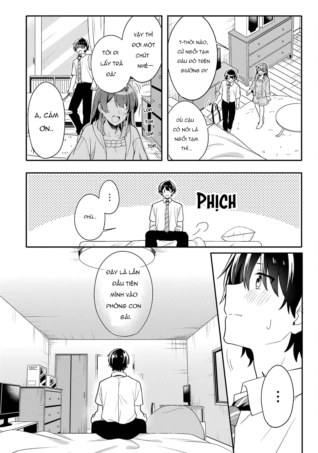 Muboubi Kawaii Pyjama Sugata No Bishoujo To Heya De Futarikiri Chapter 2.2 - Trang 4