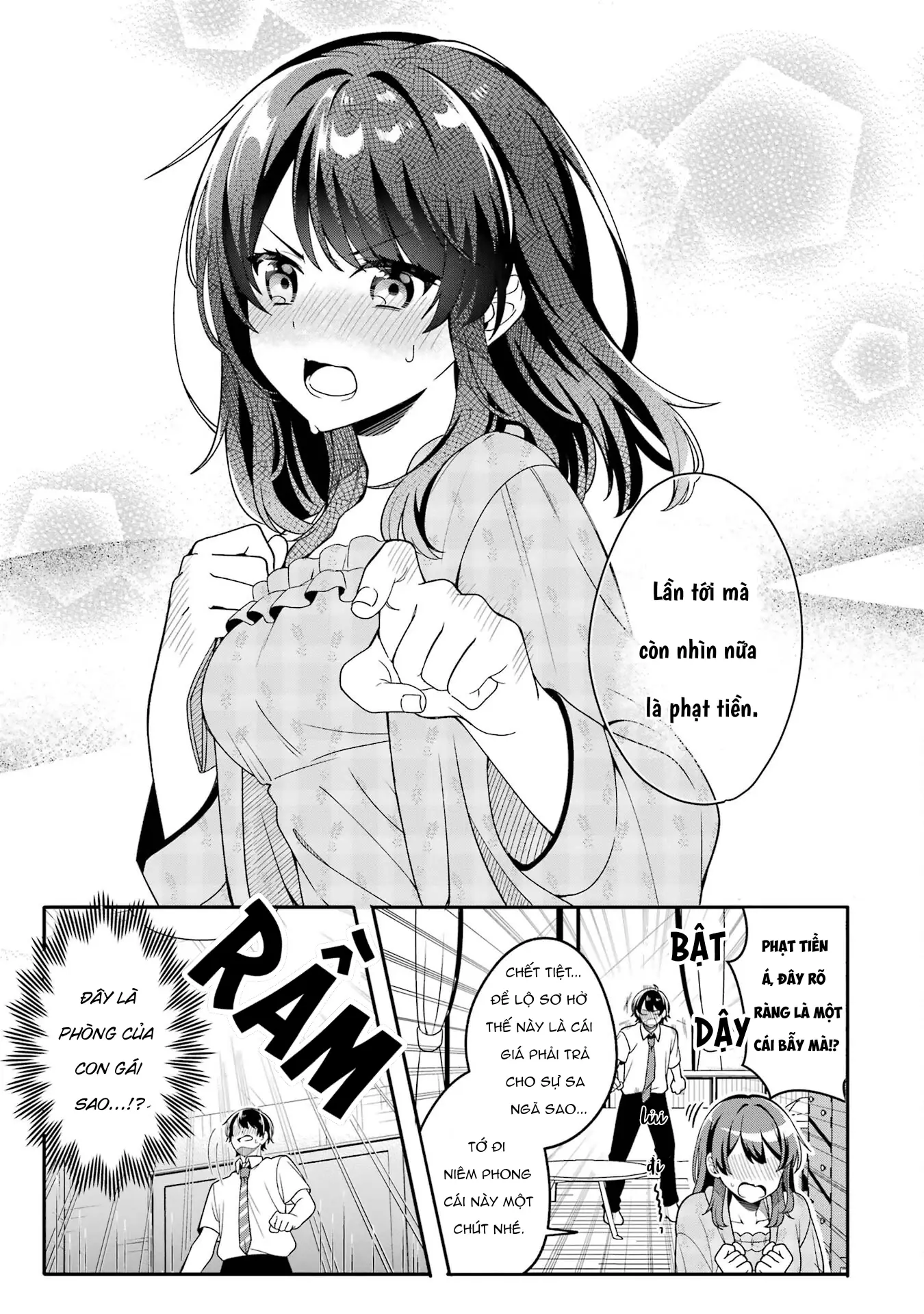 Muboubi Kawaii Pyjama Sugata No Bishoujo To Heya De Futarikiri Chapter 2.2 - Trang 9