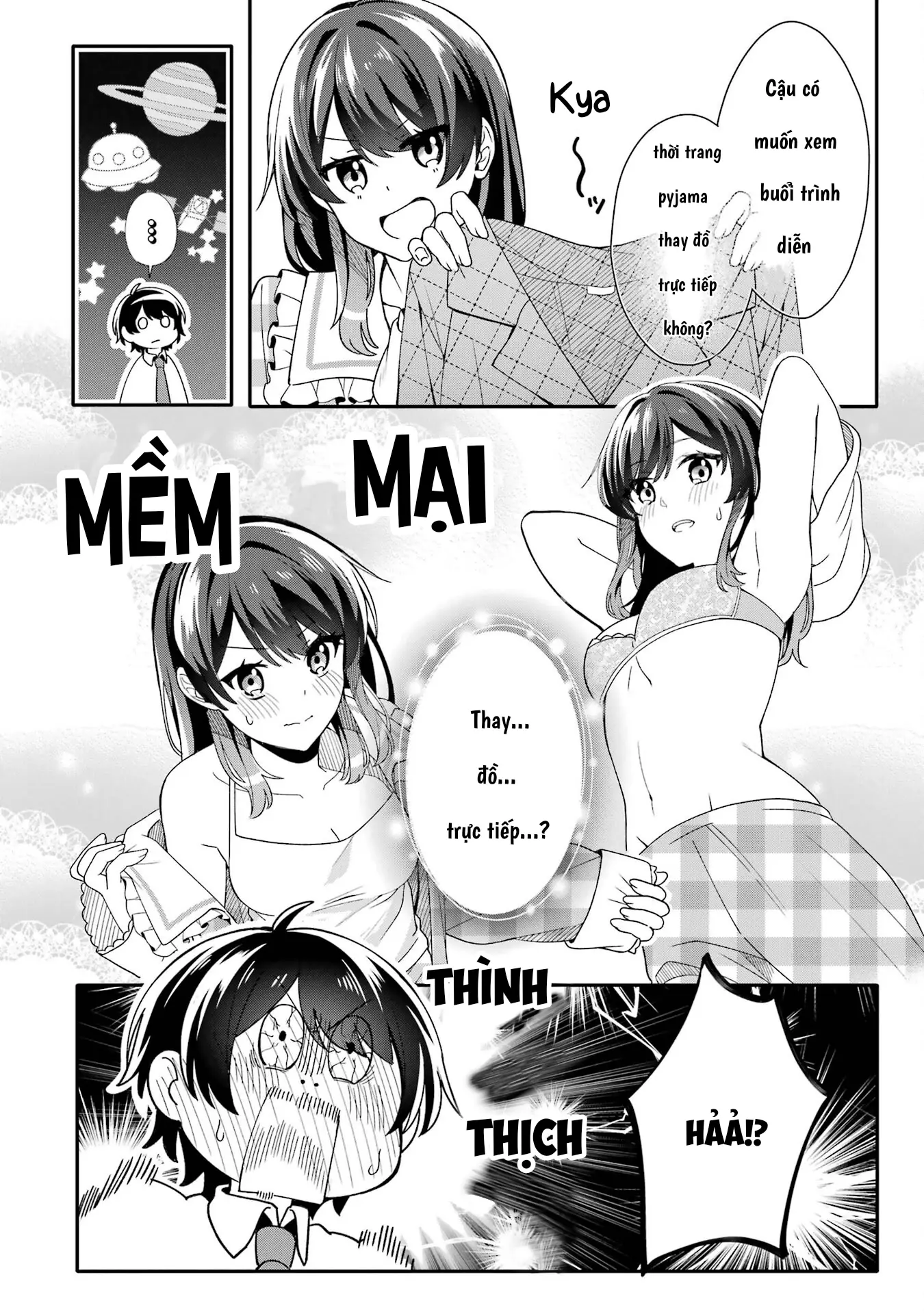 Muboubi Kawaii Pyjama Sugata No Bishoujo To Heya De Futarikiri Chapter 2.4 - Trang 13