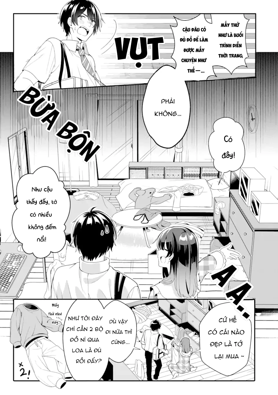 Muboubi Kawaii Pyjama Sugata No Bishoujo To Heya De Futarikiri Chapter 3.1 - Trang 4