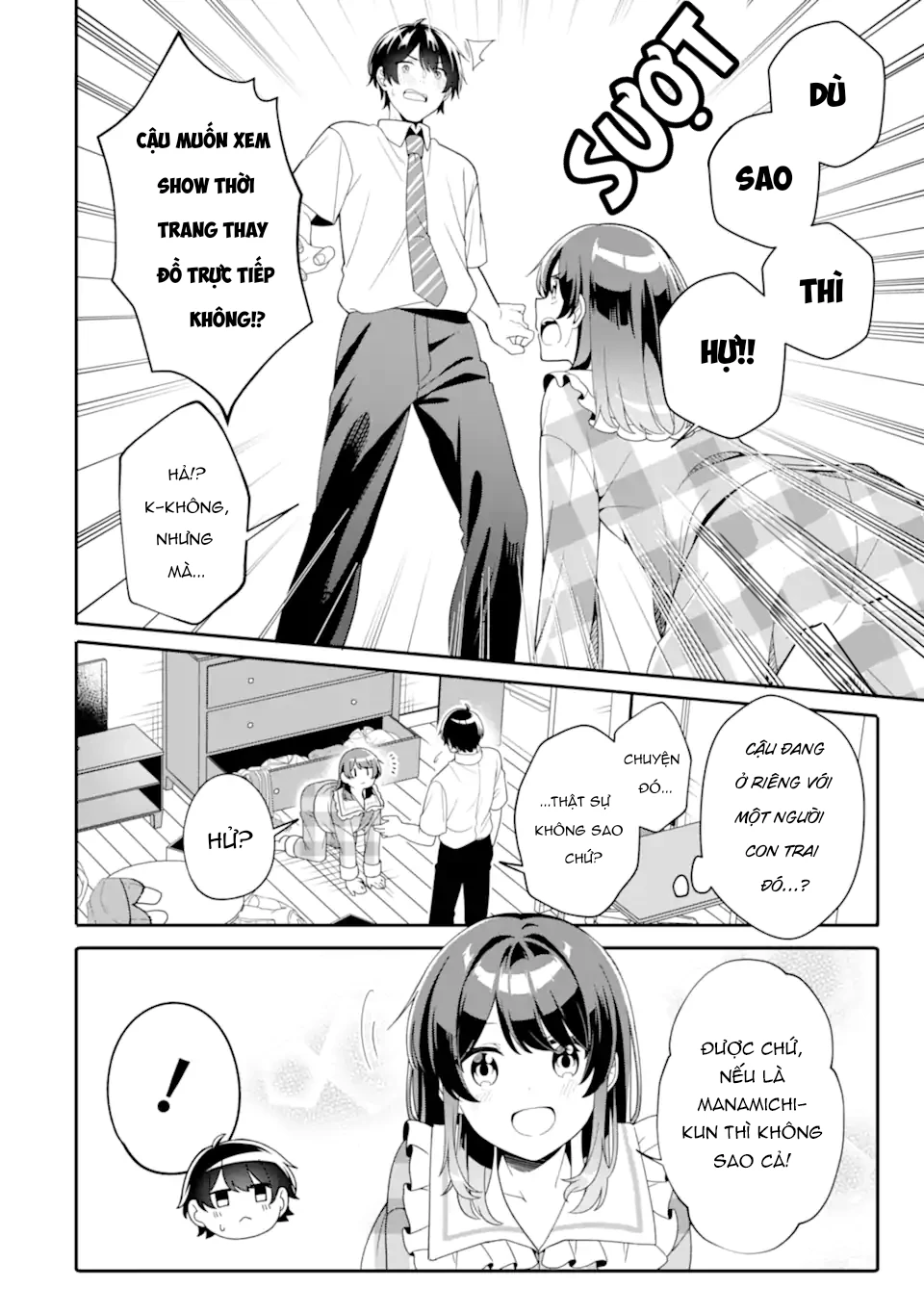 Muboubi Kawaii Pyjama Sugata No Bishoujo To Heya De Futarikiri Chapter 3.1 - Trang 7