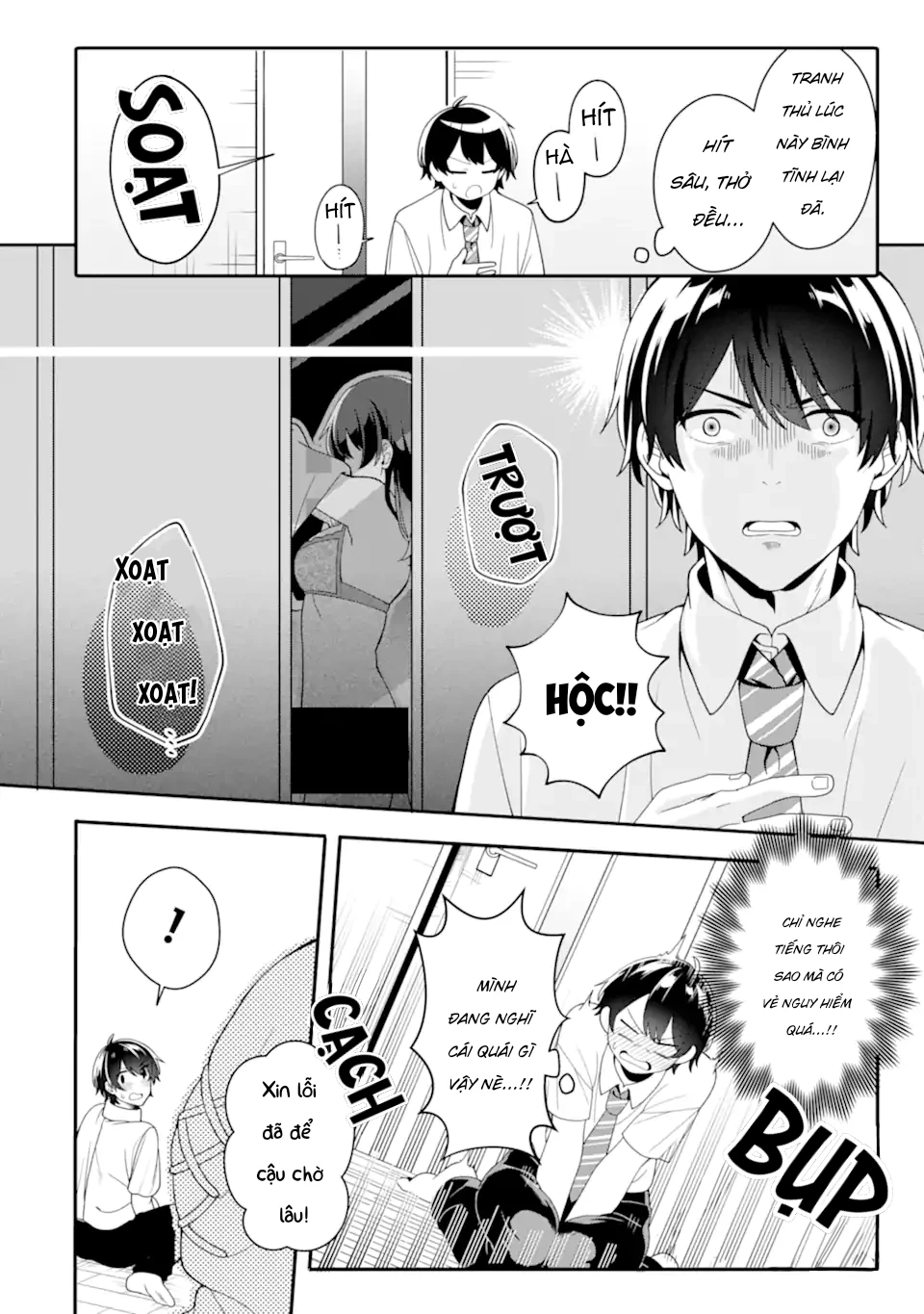 Muboubi Kawaii Pyjama Sugata No Bishoujo To Heya De Futarikiri Chapter 3.1 - Trang 9