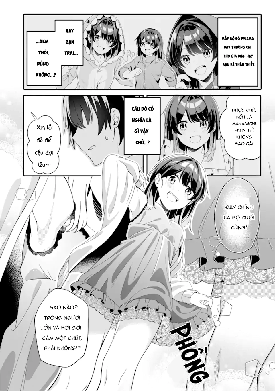 Muboubi Kawaii Pyjama Sugata No Bishoujo To Heya De Futarikiri Chapter 3.2 - Trang 12