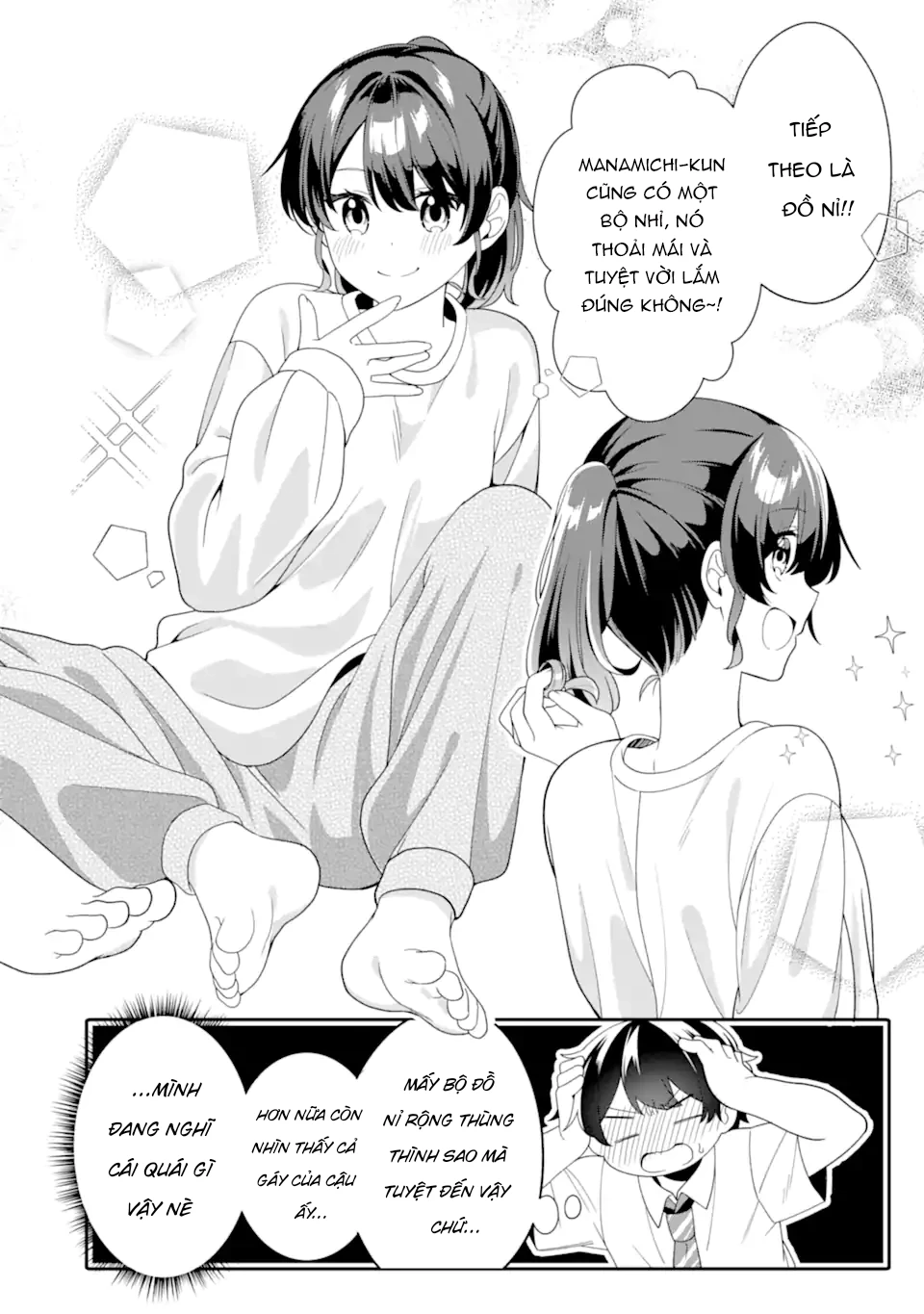 Muboubi Kawaii Pyjama Sugata No Bishoujo To Heya De Futarikiri Chapter 3.2 - Trang 4