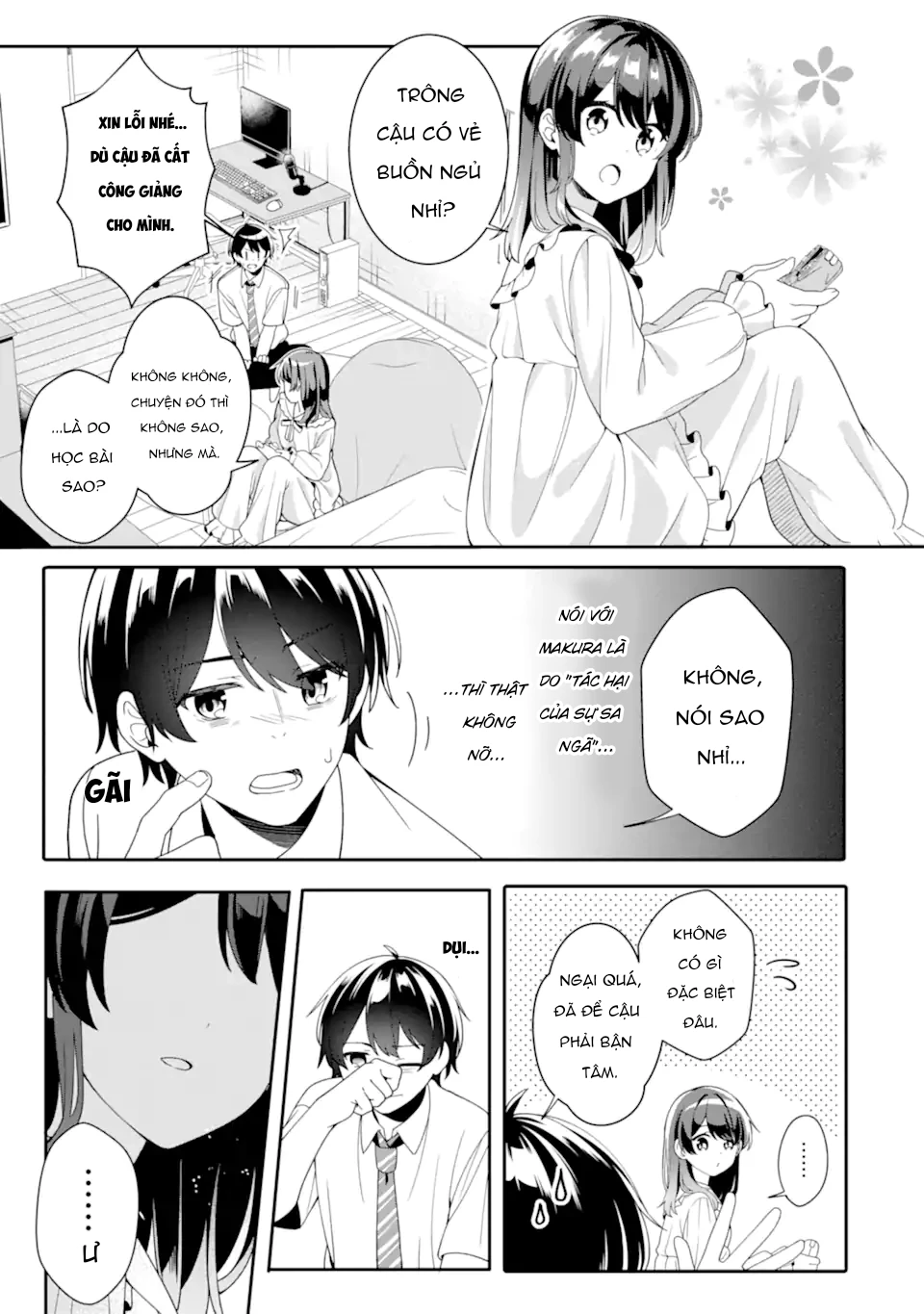 Muboubi Kawaii Pyjama Sugata No Bishoujo To Heya De Futarikiri Chapter 3.3 - Trang 10