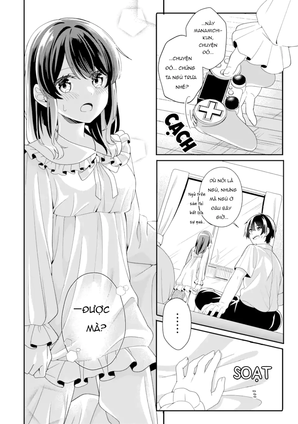 Muboubi Kawaii Pyjama Sugata No Bishoujo To Heya De Futarikiri Chapter 3.3 - Trang 11