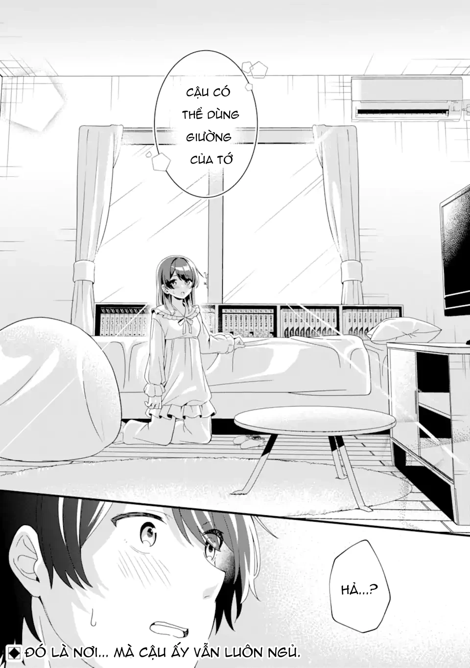 Muboubi Kawaii Pyjama Sugata No Bishoujo To Heya De Futarikiri Chapter 3.3 - Trang 12