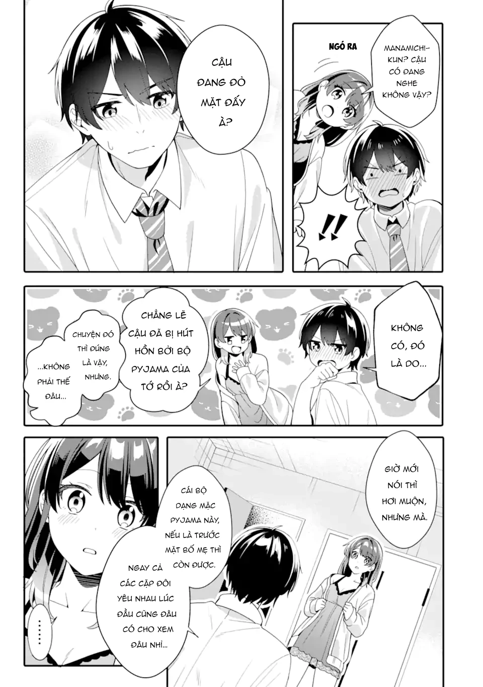 Muboubi Kawaii Pyjama Sugata No Bishoujo To Heya De Futarikiri Chapter 3.3 - Trang 2