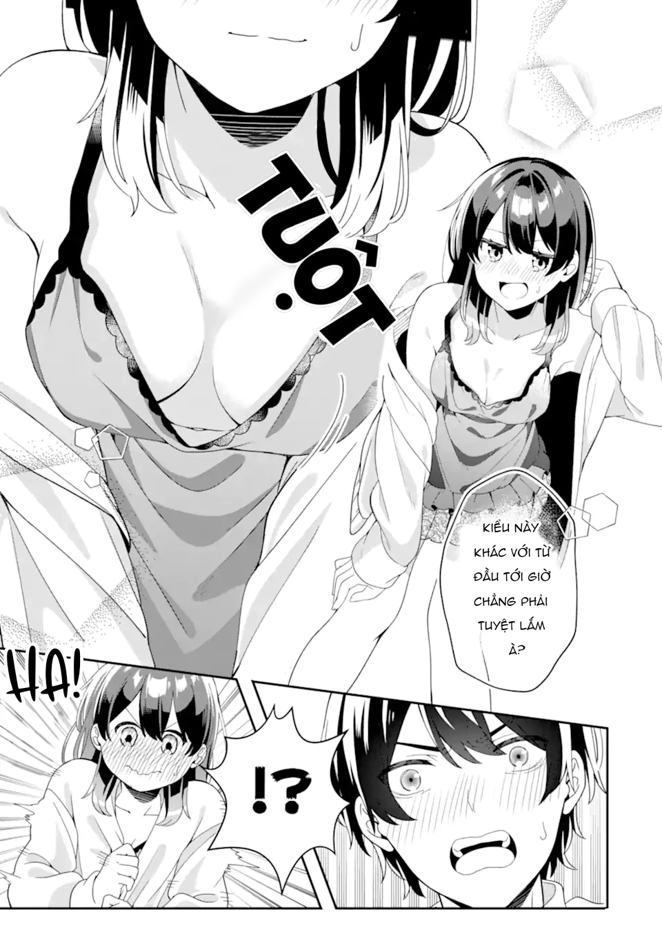 Muboubi Kawaii Pyjama Sugata No Bishoujo To Heya De Futarikiri Chapter 3.3 - Trang 4