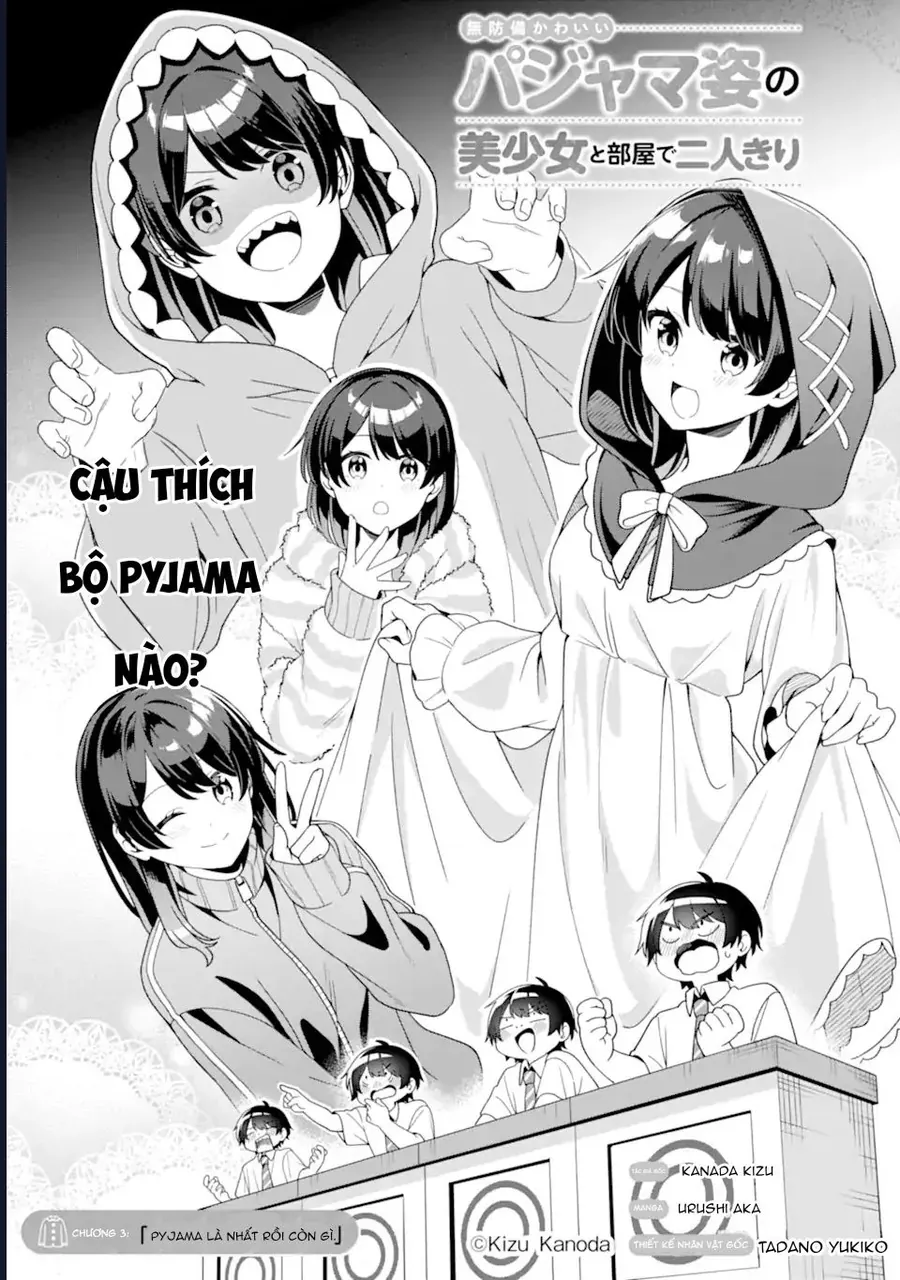 Muboubi Kawaii Pyjama Sugata No Bishoujo To Heya De Futarikiri Chapter 3 - Trang 3