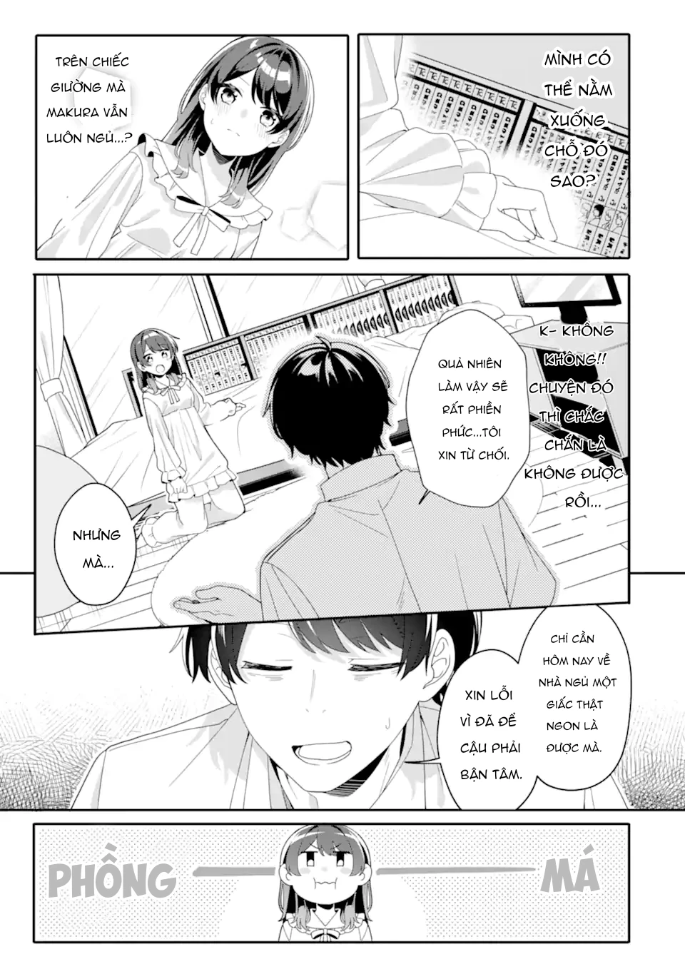 Muboubi Kawaii Pyjama Sugata No Bishoujo To Heya De Futarikiri Chapter 4.1 - Trang 4