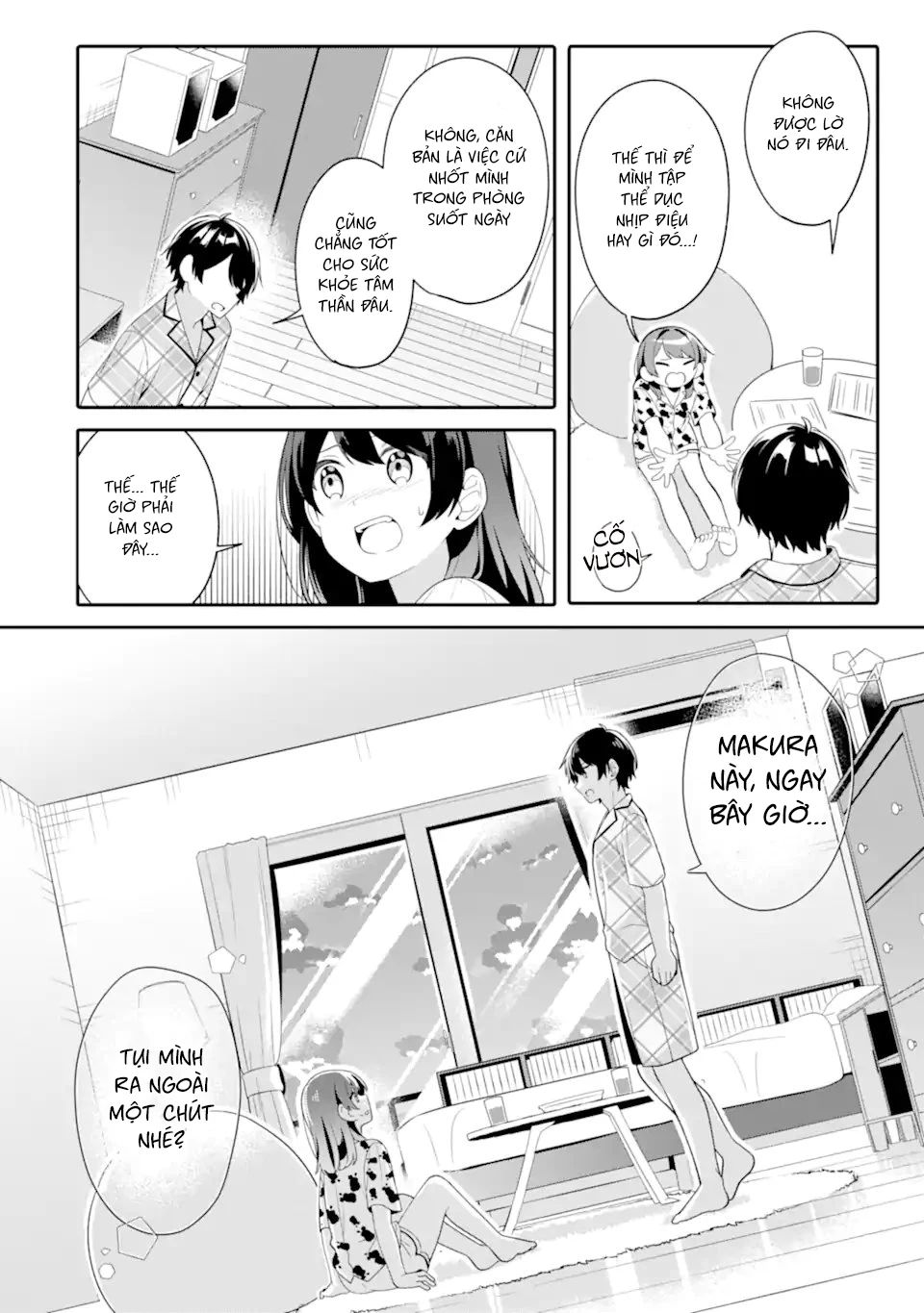 Muboubi Kawaii Pyjama Sugata No Bishoujo To Heya De Futarikiri Chapter 7.3 - Trang 7