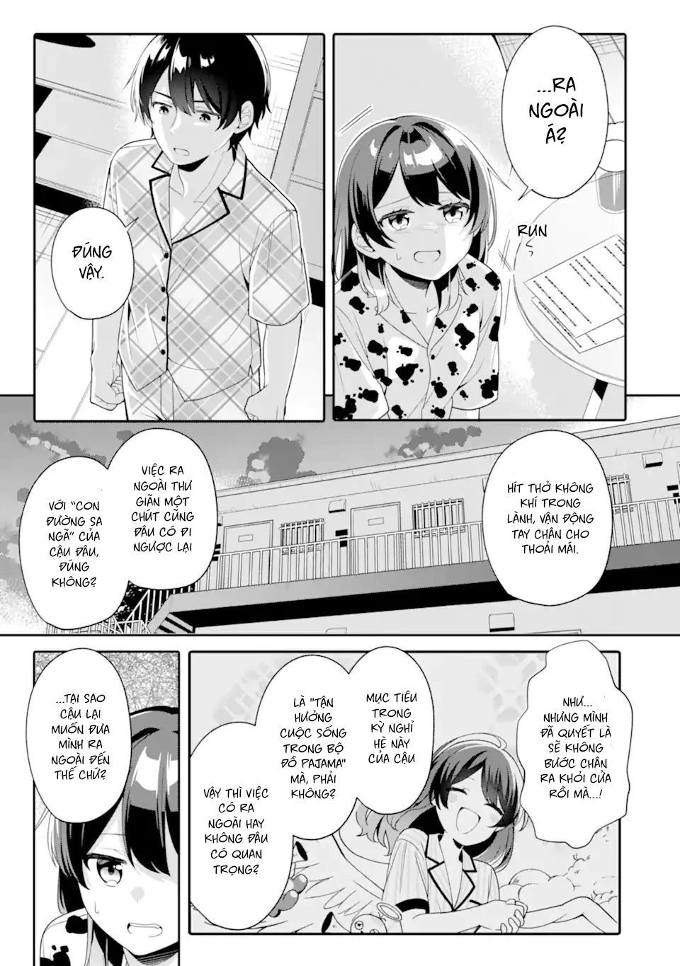 Muboubi Kawaii Pyjama Sugata No Bishoujo To Heya De Futarikiri Chapter 7.3 - Trang 8