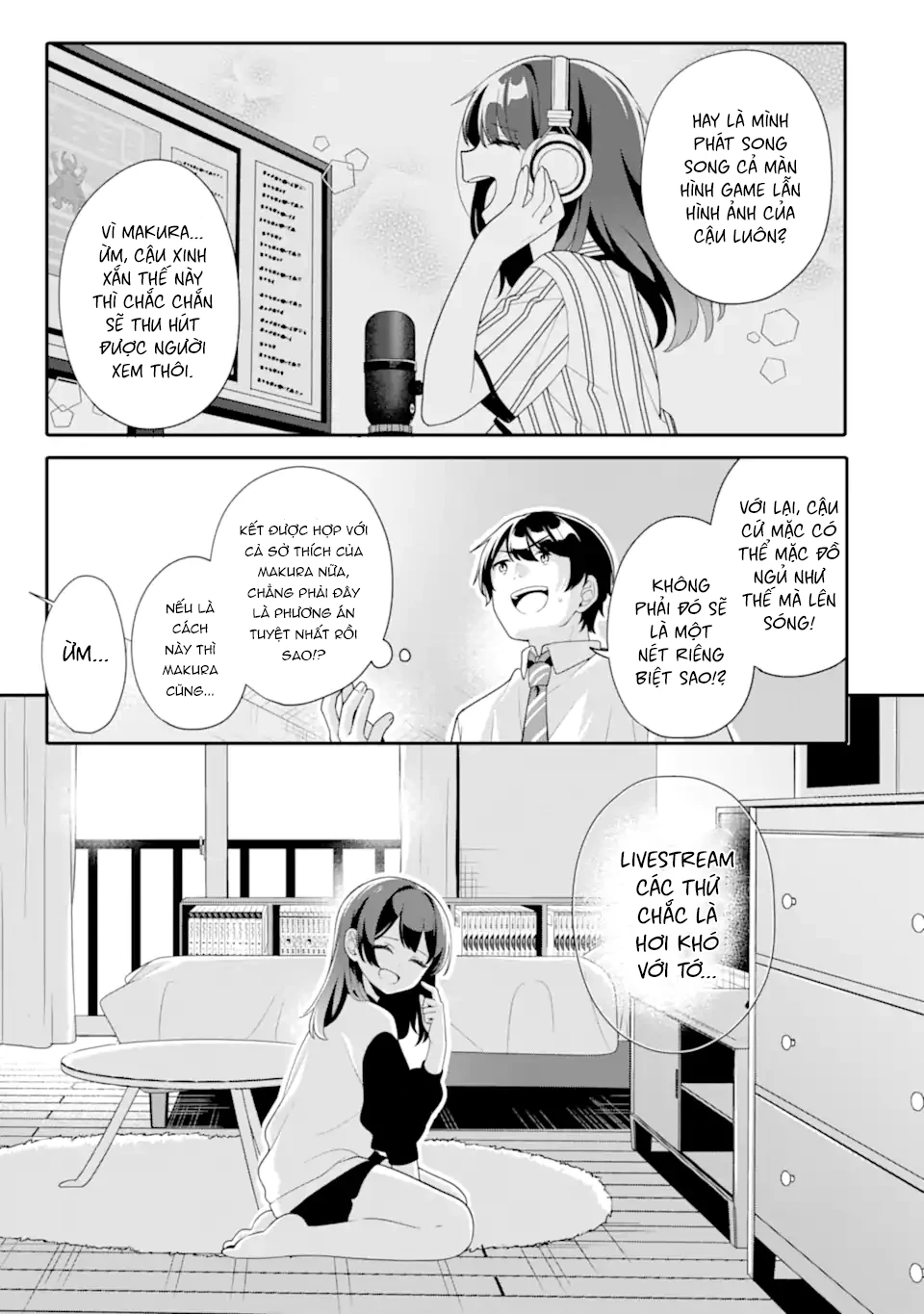 Muboubi Kawaii Pyjama Sugata No Bishoujo To Heya De Futarikiri Chapter 9.2 - Trang 4