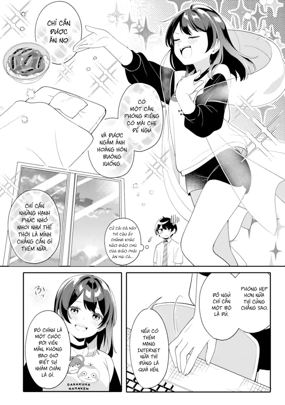 Muboubi Kawaii Pyjama Sugata No Bishoujo To Heya De Futarikiri Chapter 9 - Trang 9