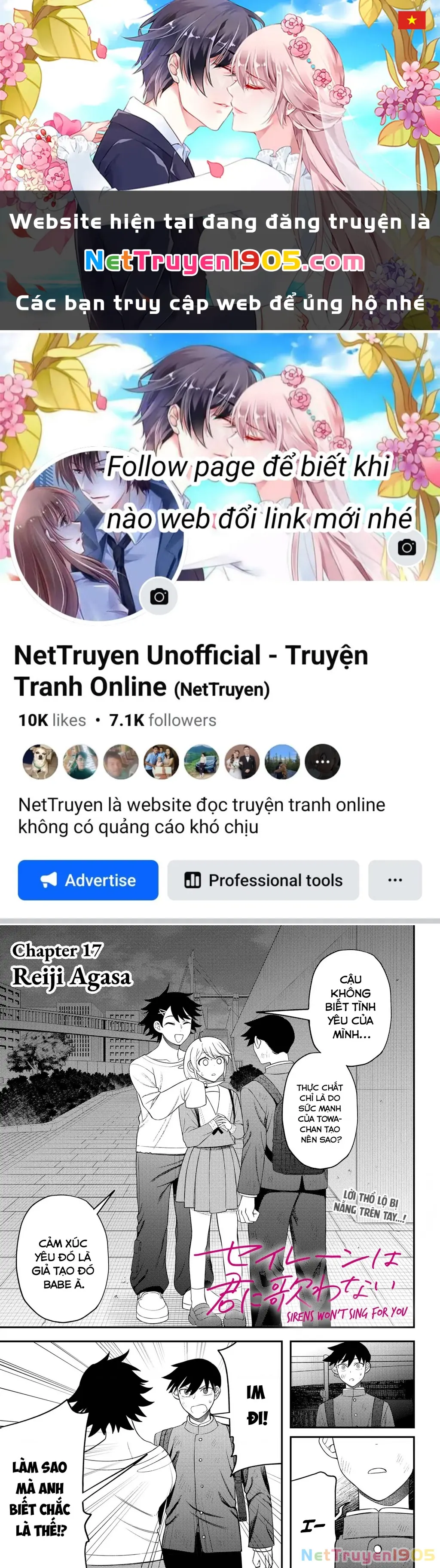 Nàng nhân ngư sẽ không cất tiếng hát Chapter 17 - Trang 1