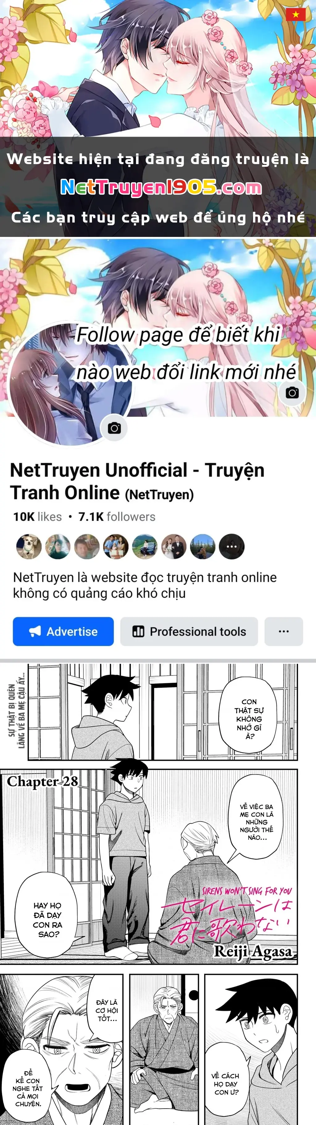 Nàng nhân ngư sẽ không cất tiếng hát Chapter 28 - Trang 1