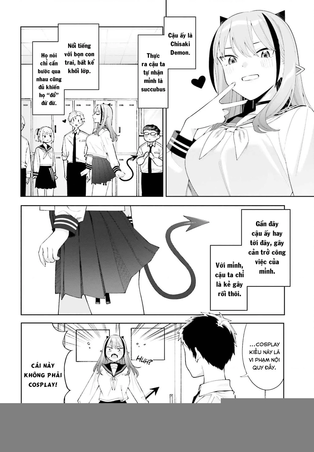 Nàng Succubus muốn được yêu! Chapter 1 - Trang 5
