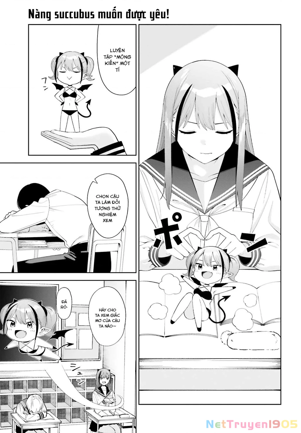 Nàng Succubus muốn được yêu! Chapter 3 - Trang 4