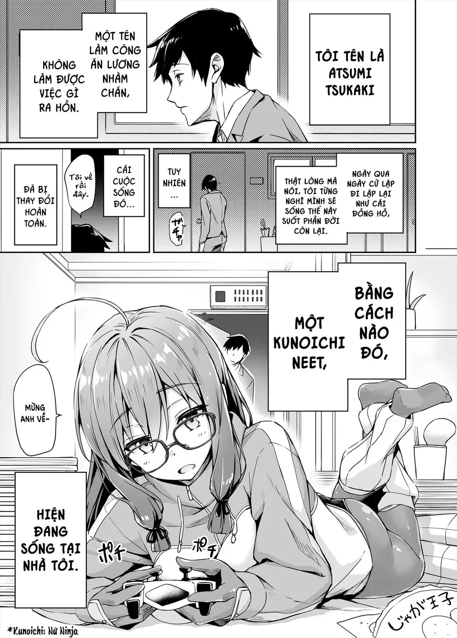 Neet De Otaku Na Kunoichi To Naze Ka Dousei Hajimemashita Chapter 1 - Trang 3