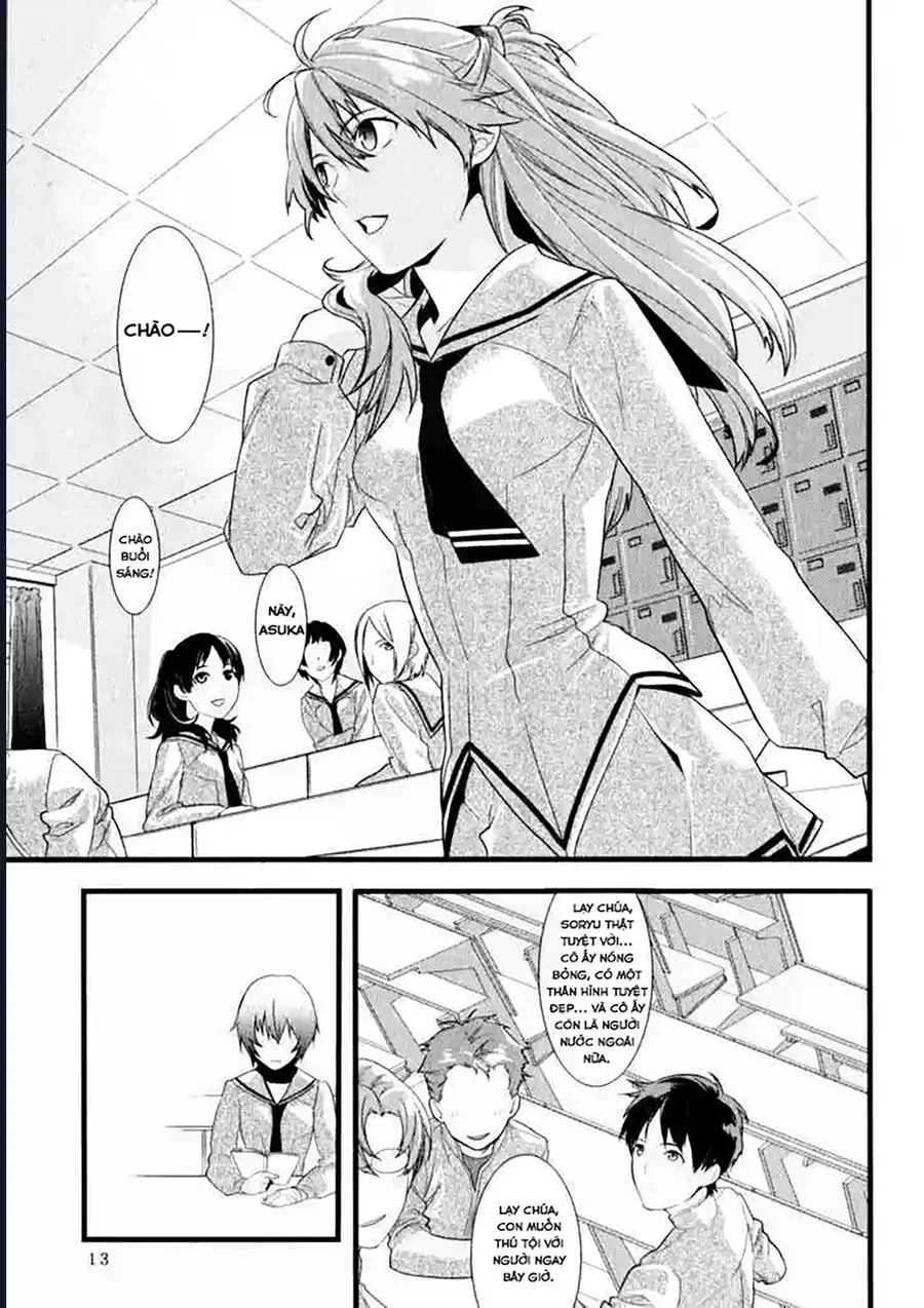 Neon Genesis Evangelion: Campus Apocalypse Chapter 1 - Trang 14