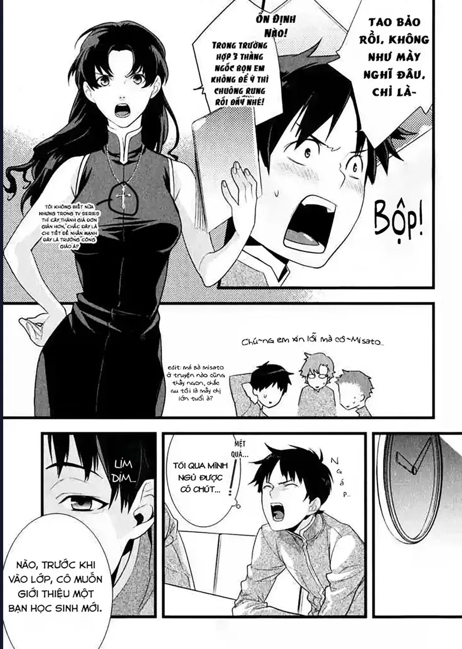 Neon Genesis Evangelion: Campus Apocalypse Chapter 1 - Trang 16