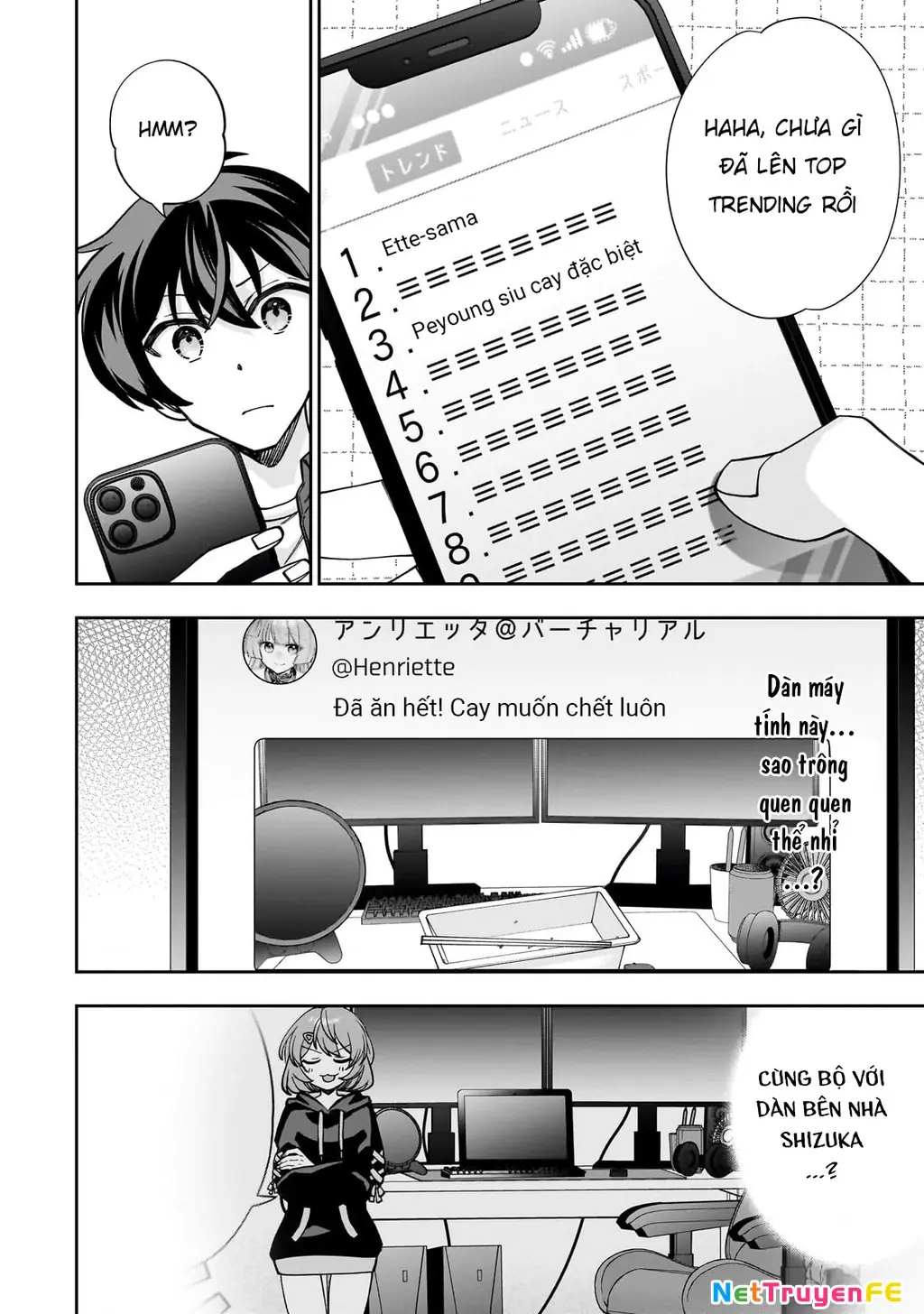 Net no "Oshi" to Real no "Oshi" ga Tonari ni Hikkoshite Kita Chapter 1 - Trang 37