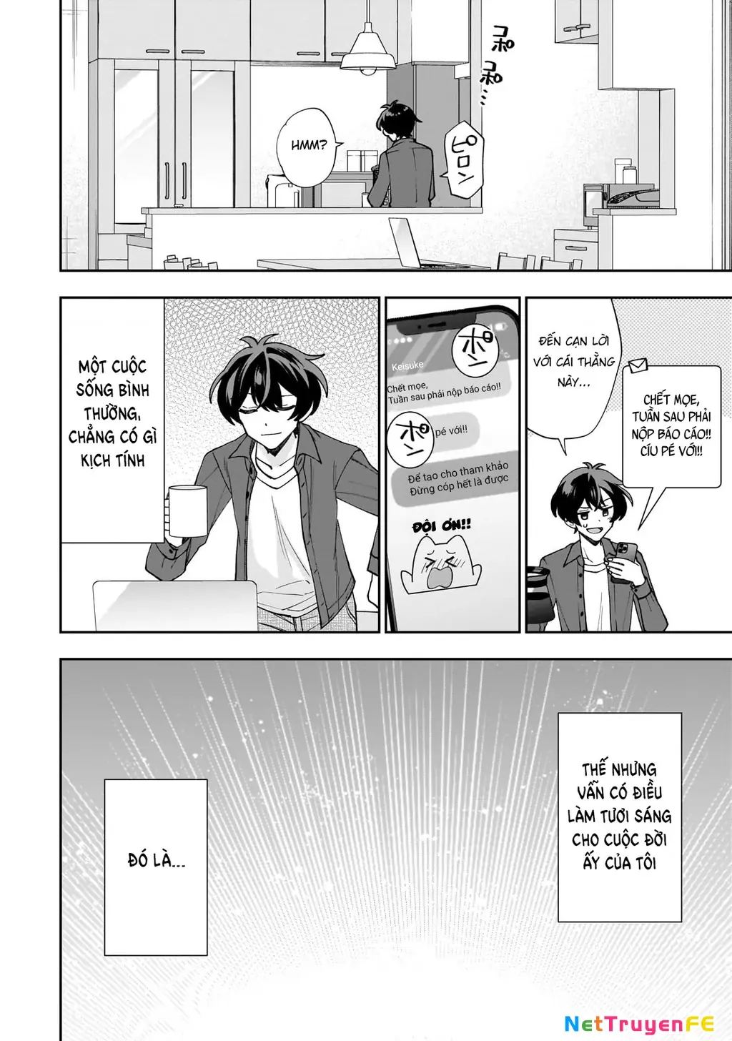 Net no "Oshi" to Real no "Oshi" ga Tonari ni Hikkoshite Kita Chapter 1 - Trang 5