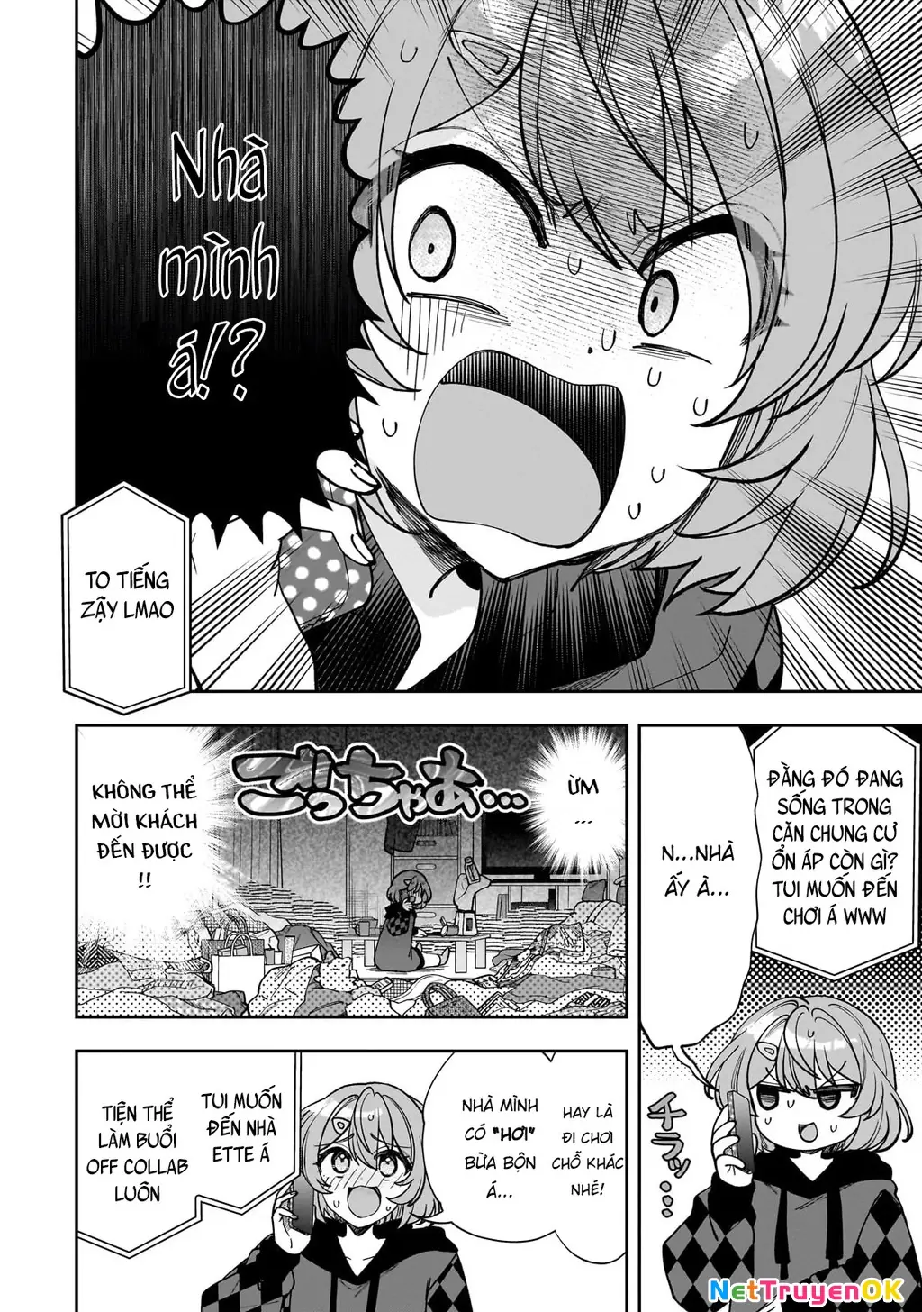Net no "Oshi" to Real no "Oshi" ga Tonari ni Hikkoshite Kita Chapter 10 - Trang 18
