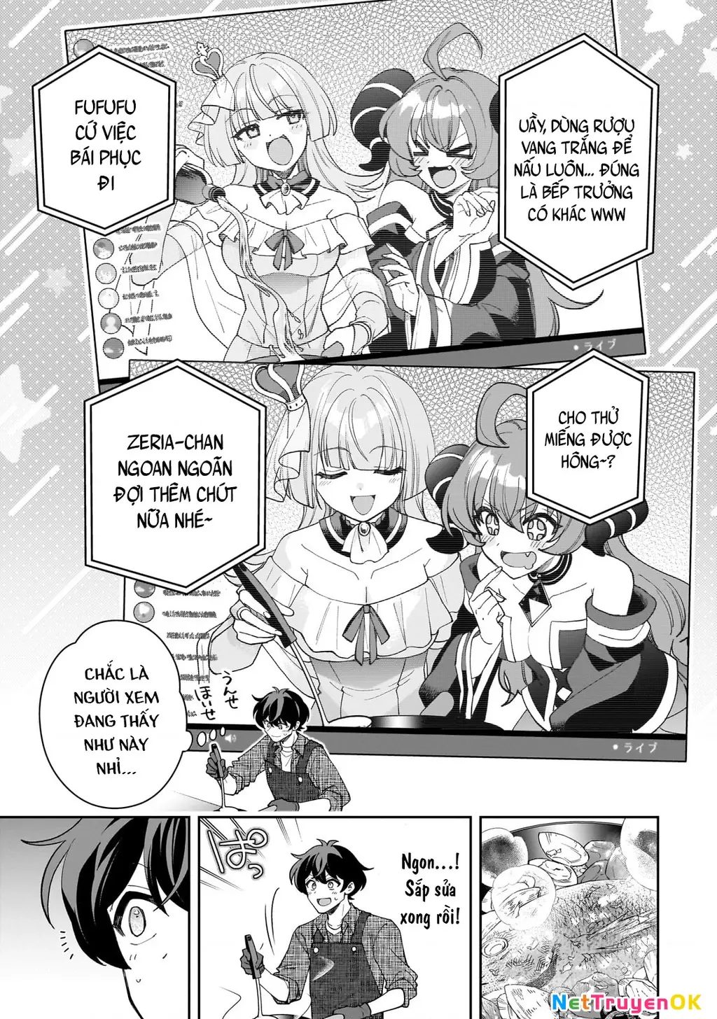 Net no "Oshi" to Real no "Oshi" ga Tonari ni Hikkoshite Kita Chapter 12 - Trang 21