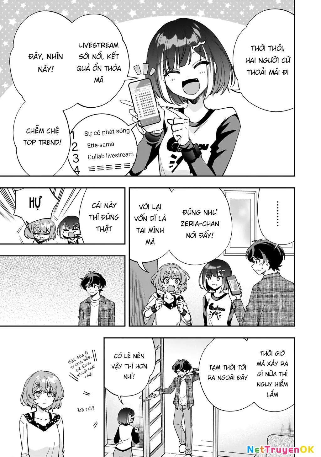 Net no "Oshi" to Real no "Oshi" ga Tonari ni Hikkoshite Kita Chapter 13 - Trang 9