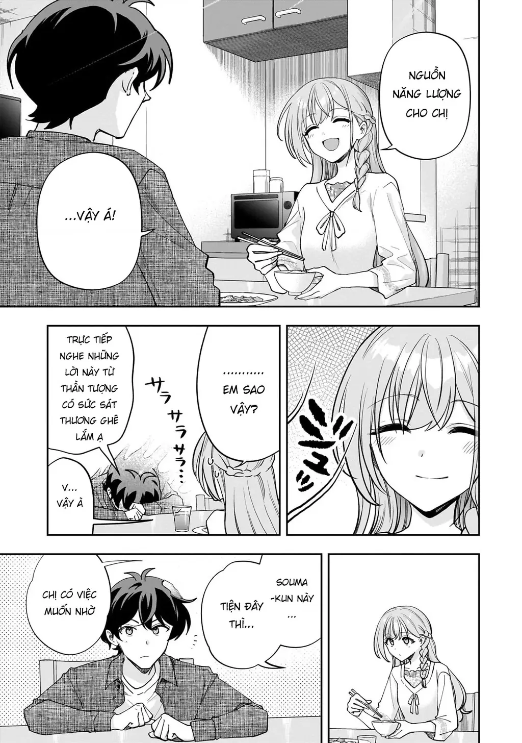 Net no "Oshi" to Real no "Oshi" ga Tonari ni Hikkoshite Kita Chapter 14 - Trang 13