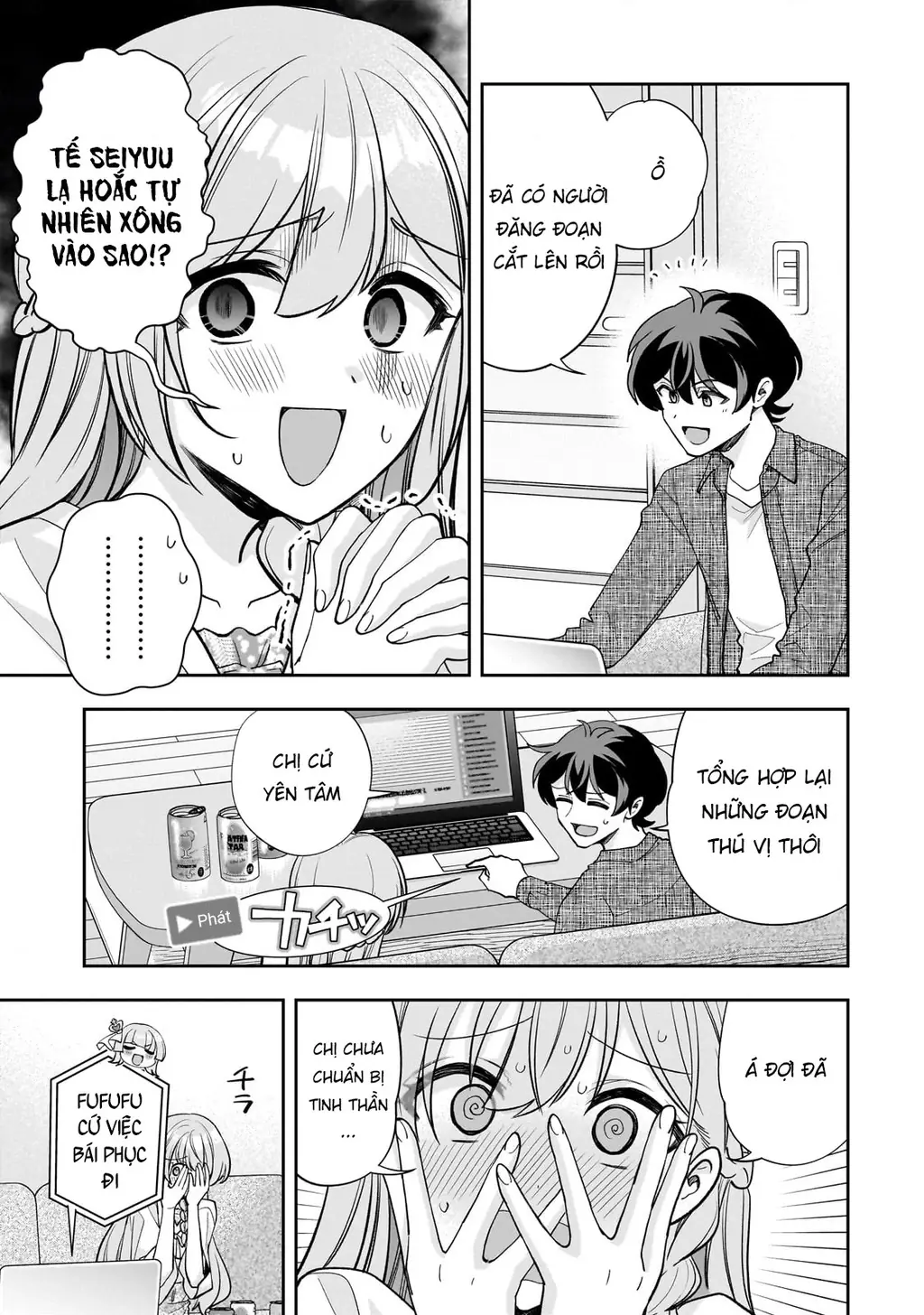 Net no "Oshi" to Real no "Oshi" ga Tonari ni Hikkoshite Kita Chapter 14 - Trang 15