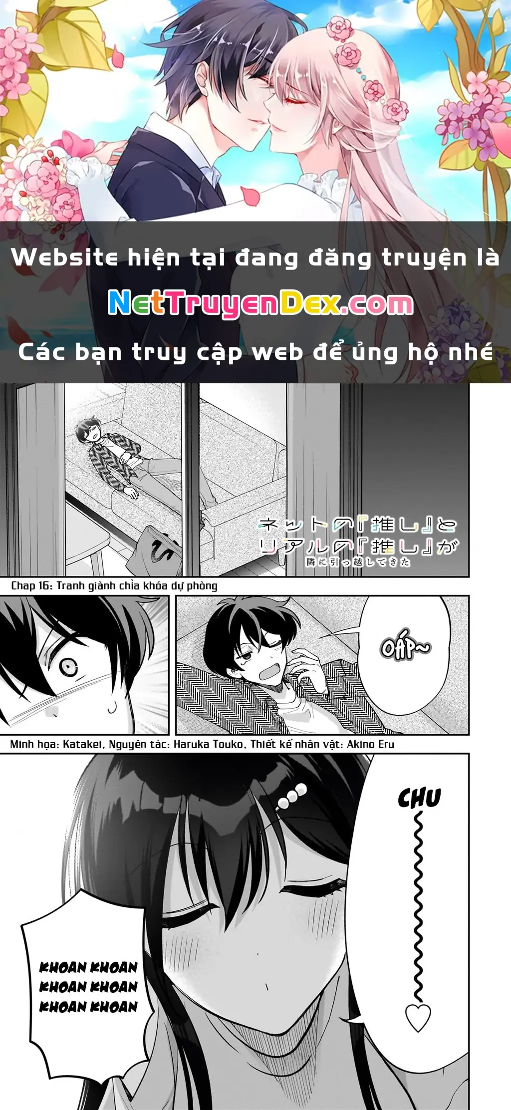 Net no "Oshi" to Real no "Oshi" ga Tonari ni Hikkoshite Kita Chapter 16 - Trang 1