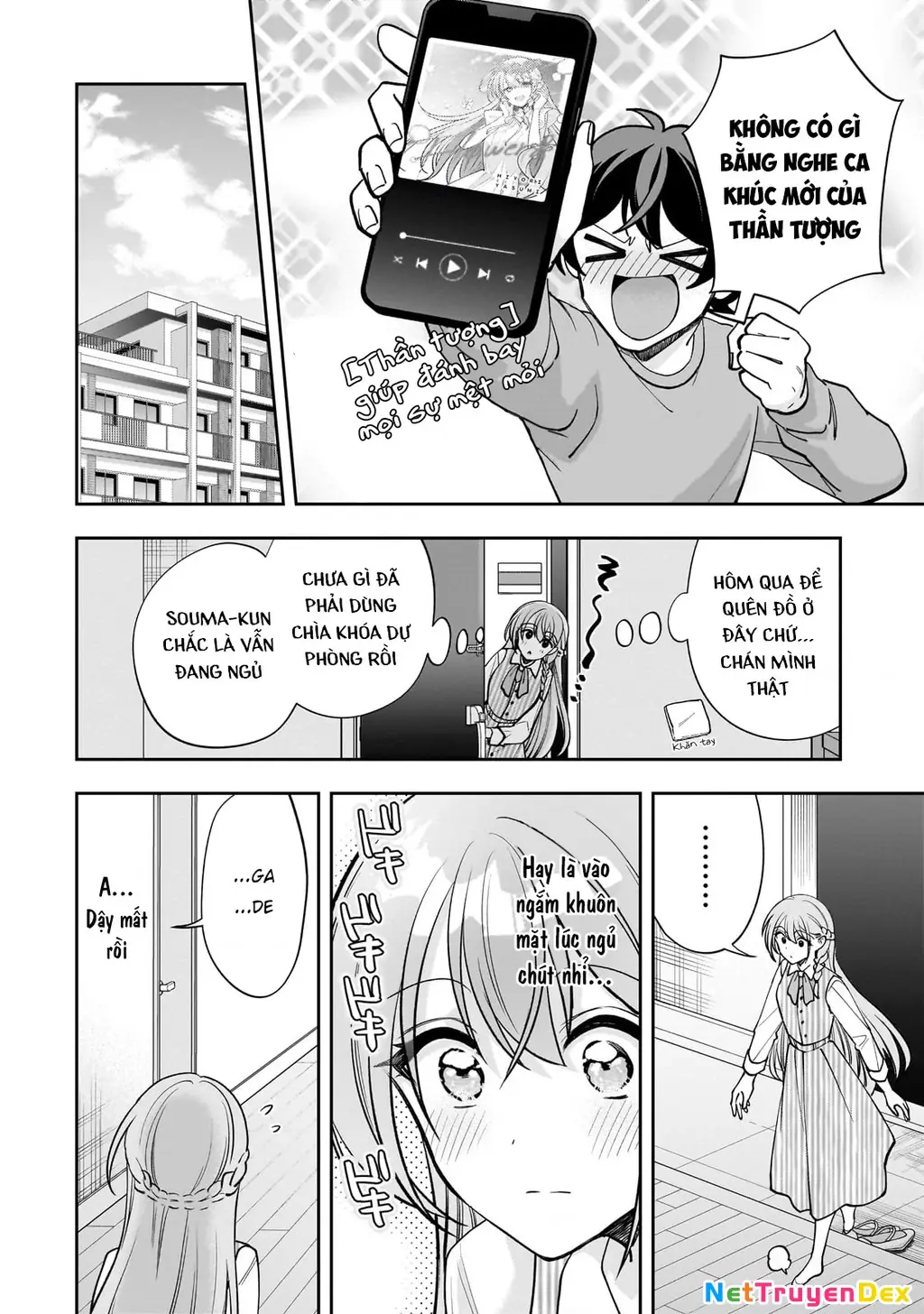 Net no "Oshi" to Real no "Oshi" ga Tonari ni Hikkoshite Kita Chapter 16 - Trang 26