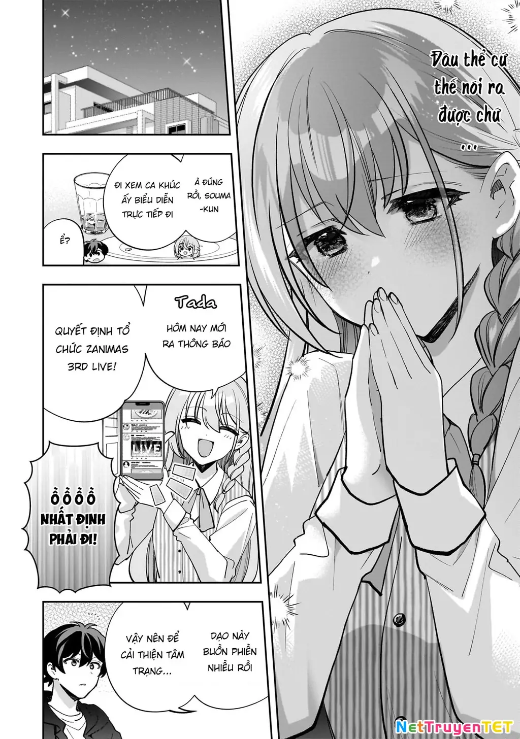 Net no "Oshi" to Real no "Oshi" ga Tonari ni Hikkoshite Kita Chapter 17 - Trang 22