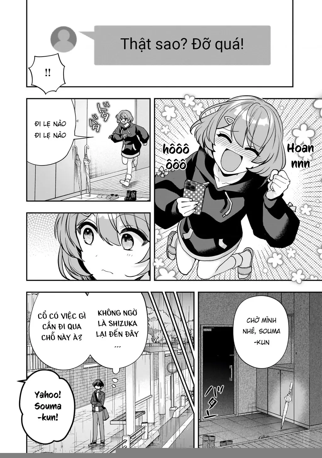 Net no "Oshi" to Real no "Oshi" ga Tonari ni Hikkoshite Kita Chapter 18 - Trang 14