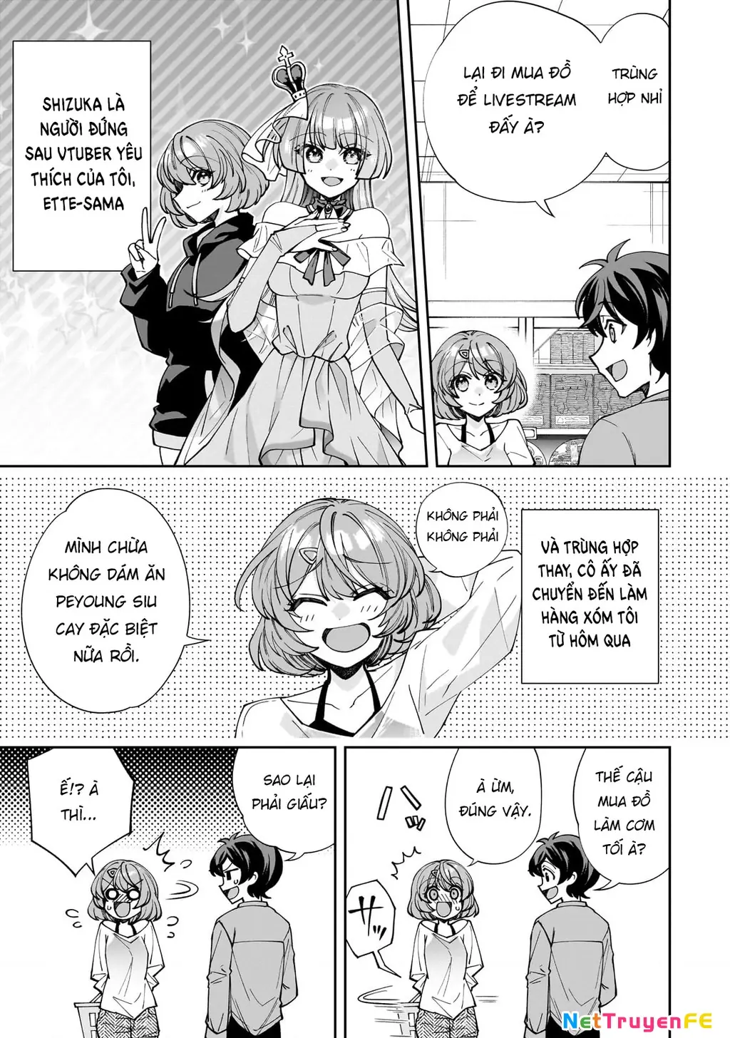 Net no "Oshi" to Real no "Oshi" ga Tonari ni Hikkoshite Kita Chapter 2 - Trang 9
