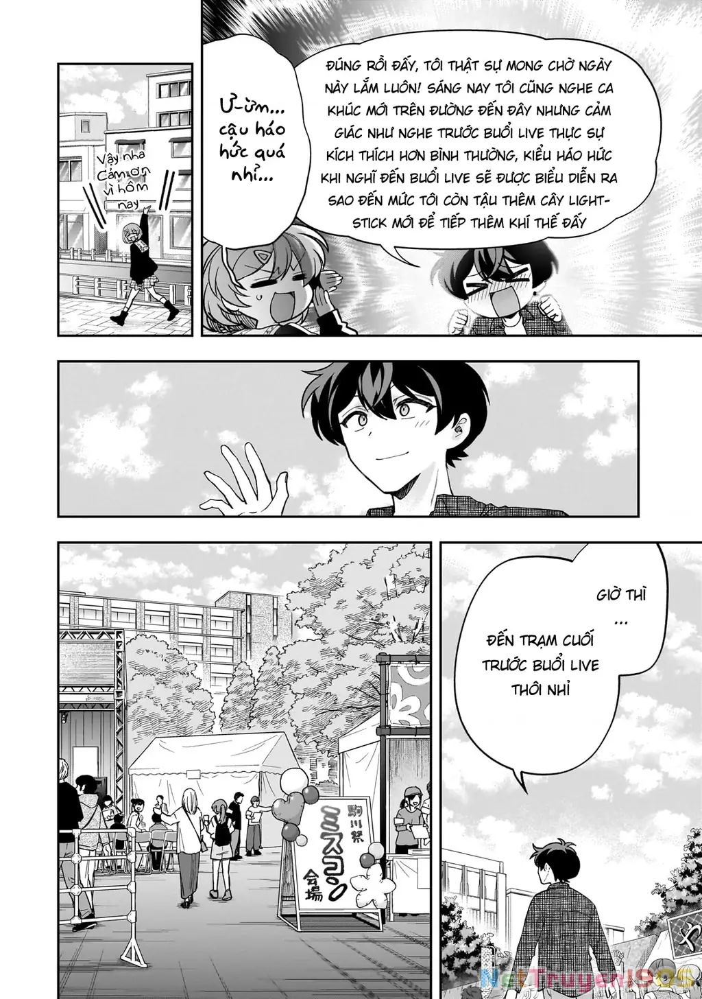 Net no "Oshi" to Real no "Oshi" ga Tonari ni Hikkoshite Kita Chapter 22 - Trang 2