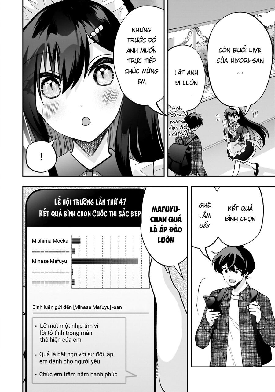 Net no "Oshi" to Real no "Oshi" ga Tonari ni Hikkoshite Kita Chapter 23 - Trang 2