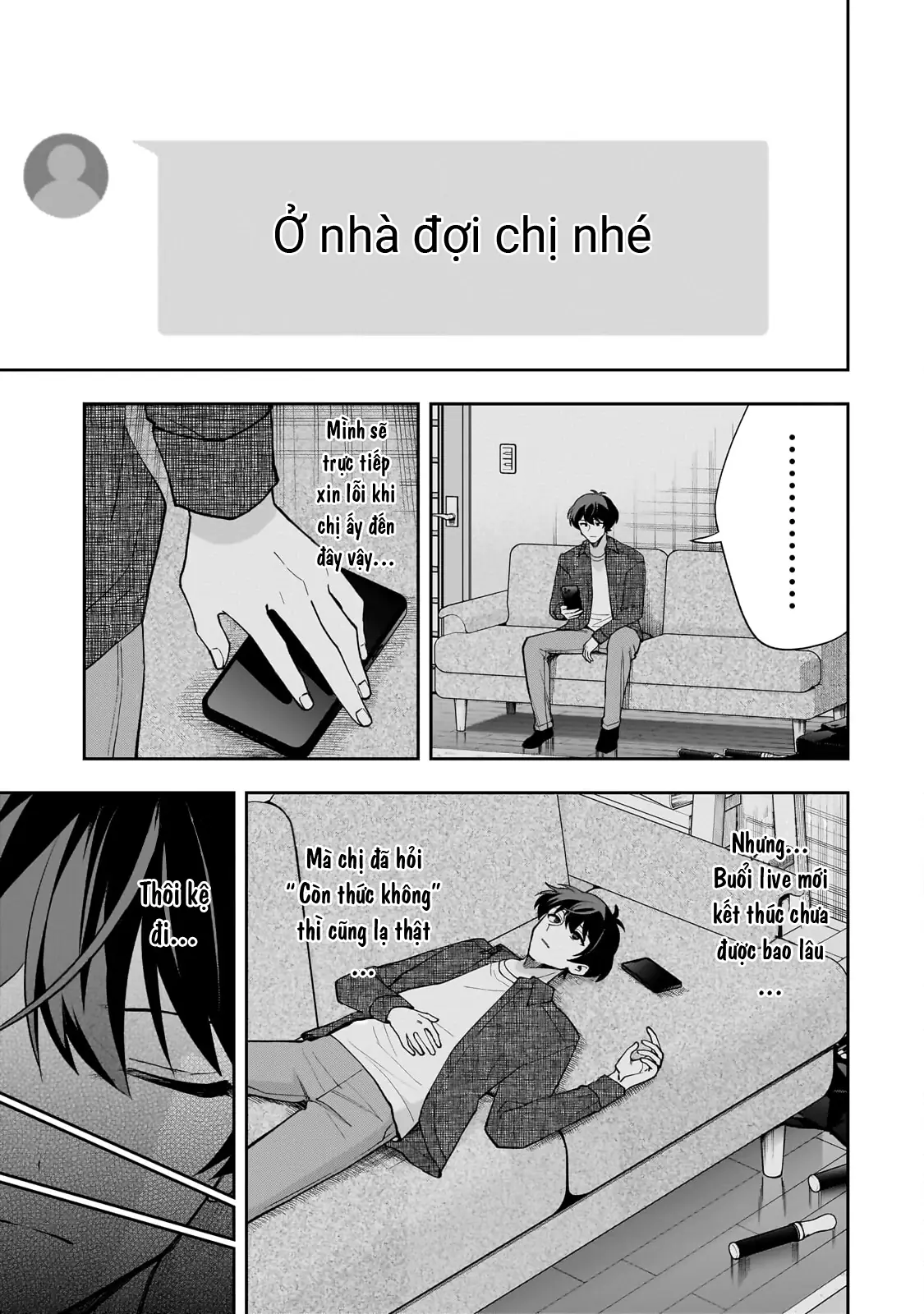 Net no "Oshi" to Real no "Oshi" ga Tonari ni Hikkoshite Kita Chapter 25 - Trang 21