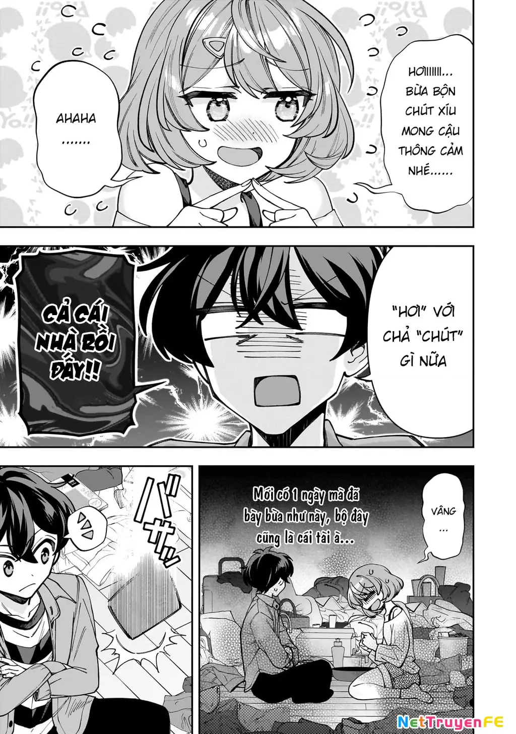 Net no "Oshi" to Real no "Oshi" ga Tonari ni Hikkoshite Kita Chapter 3 - Trang 3