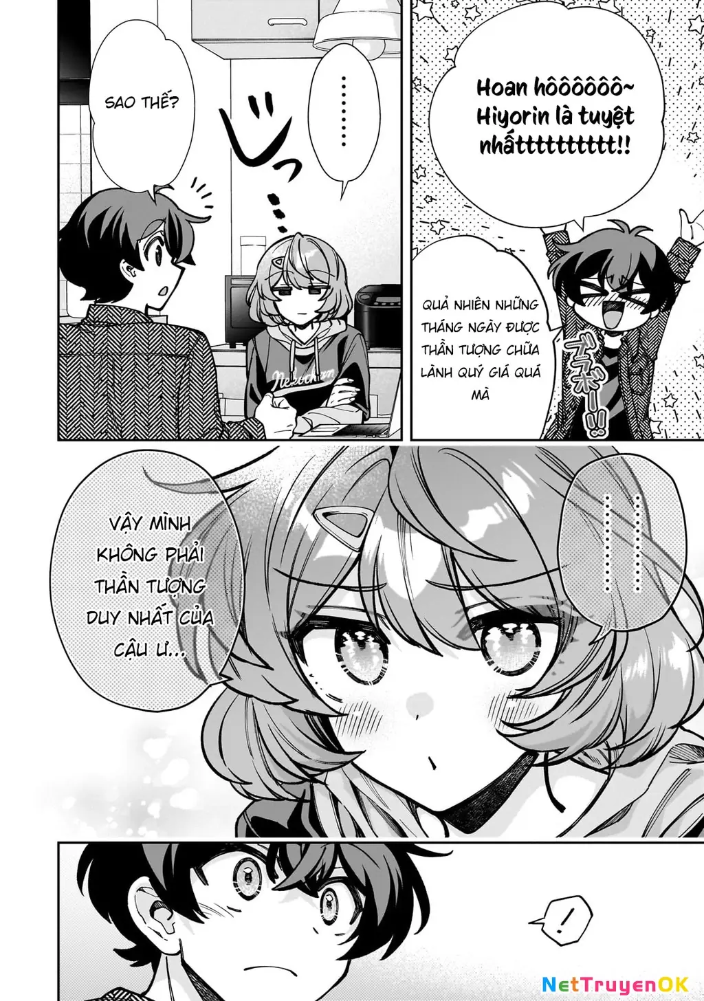 Net no "Oshi" to Real no "Oshi" ga Tonari ni Hikkoshite Kita Chapter 5 - Trang 14